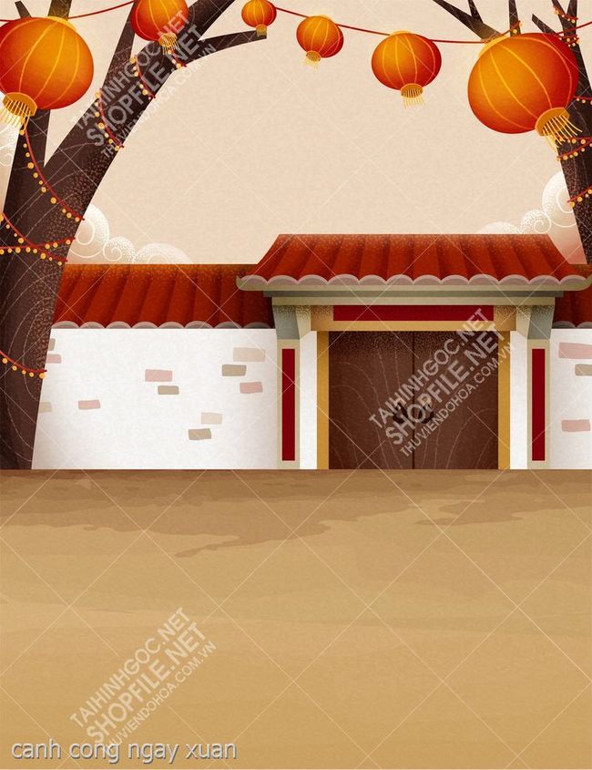 canh cong ngay xuan